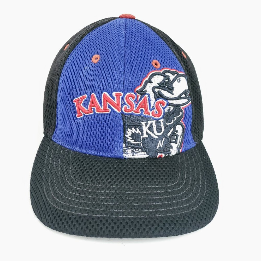 Kansas University Jayhawks Mesh Strapback Hat
